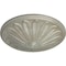 Ekena Millwork Brontes Ceiling Medallion (Fits Canopies up to 3 5/8"), Hand-Painted Flash Gold, 25 1/2"OD x 5 1/2"P CM25BRFLS - alternate 3